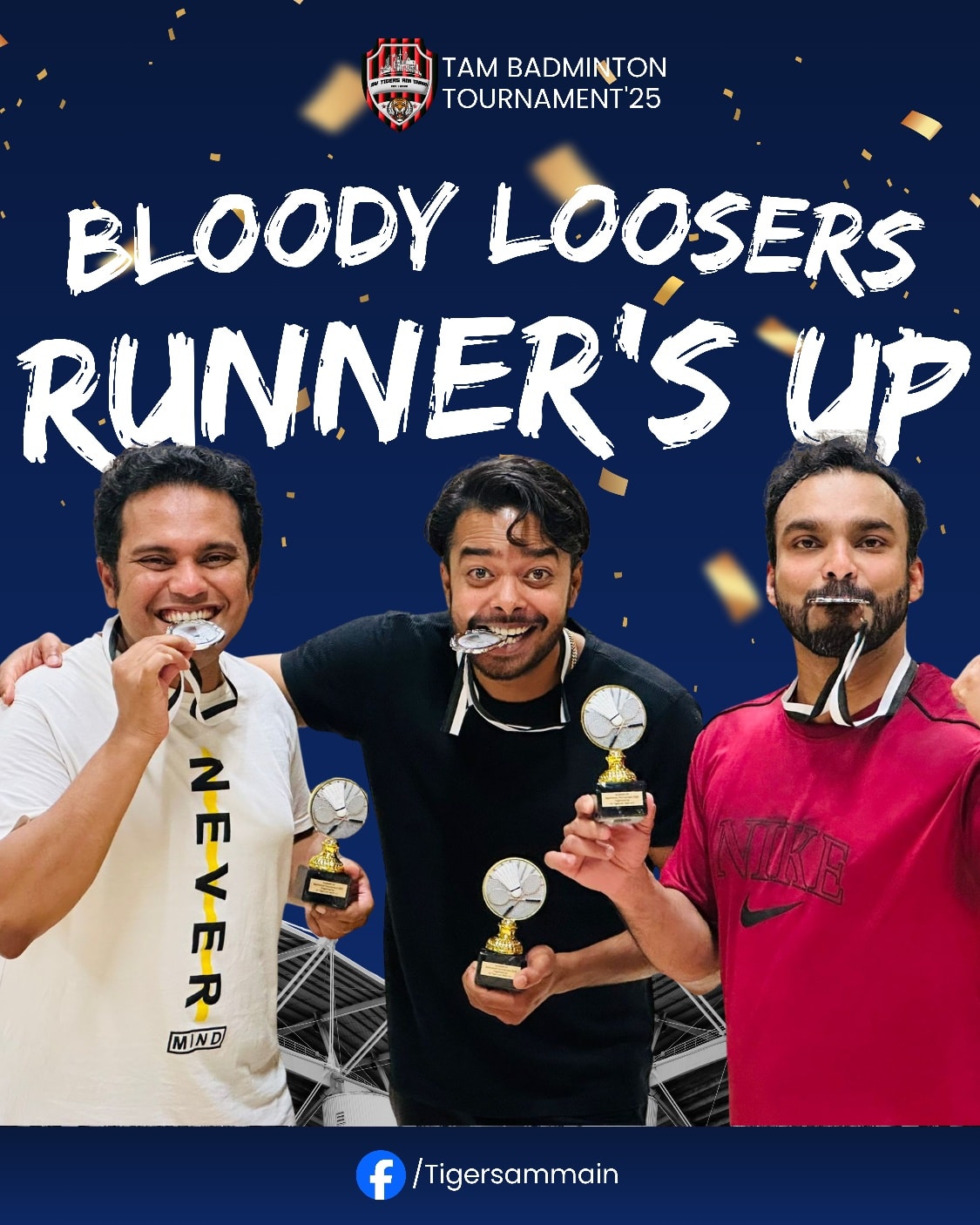 Runners up - TAM Badminton Tournament 2025